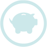 Piggy bank icon